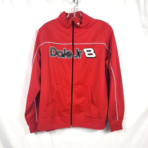 Dale Earnhardt Jr Womens XL Track Jacket NASCAR Chase #8 - Picture 1 of 7